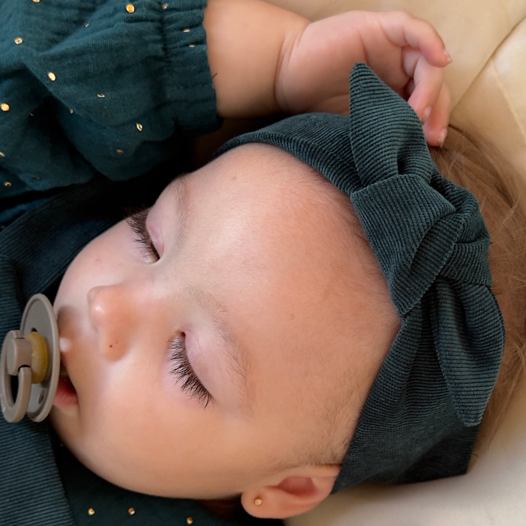 Set of 2 Emerald Headbands