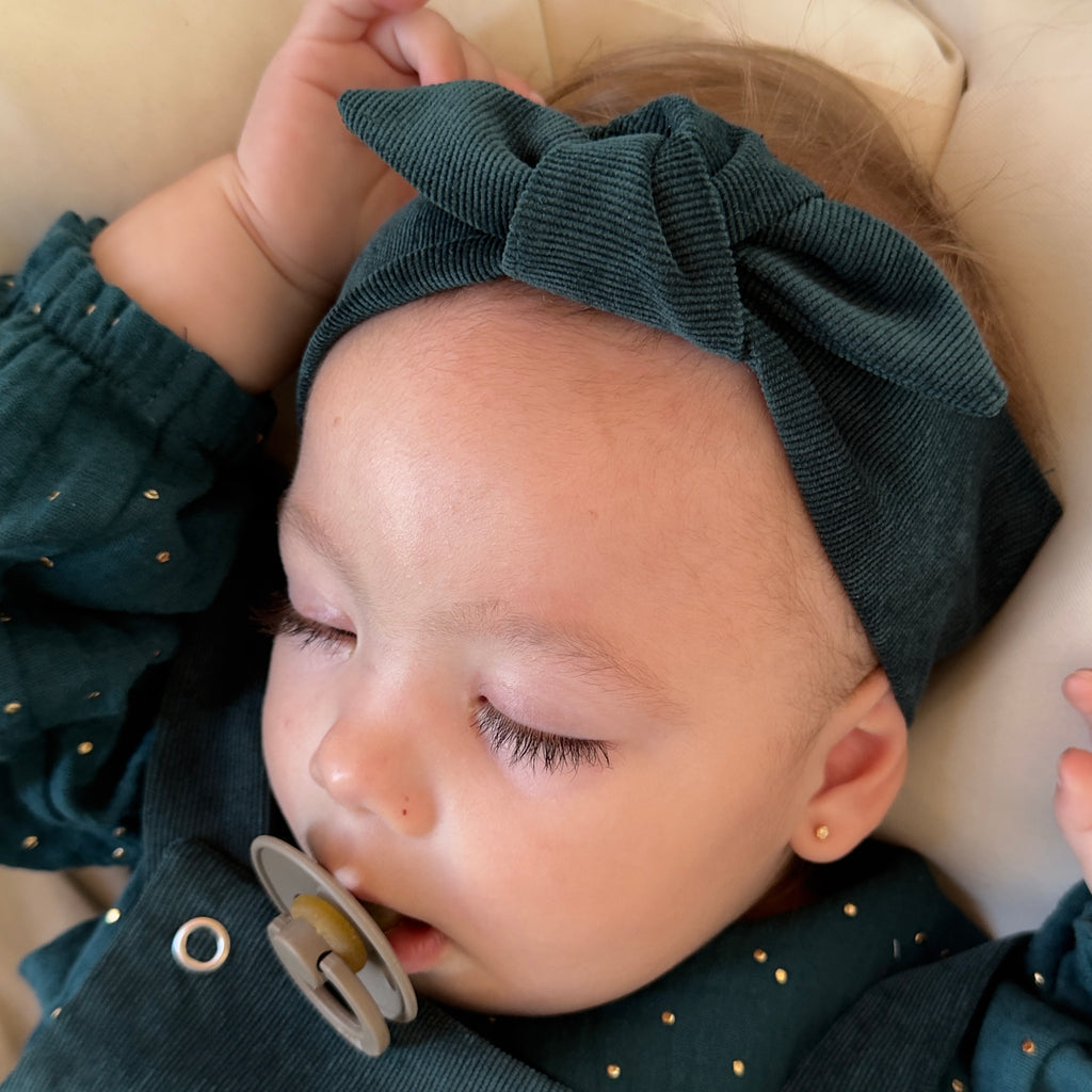 Set of 2 Emerald Headbands
