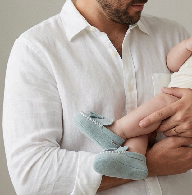 Baby shoes Suede Tassel Loafers Babywalker  Mineral