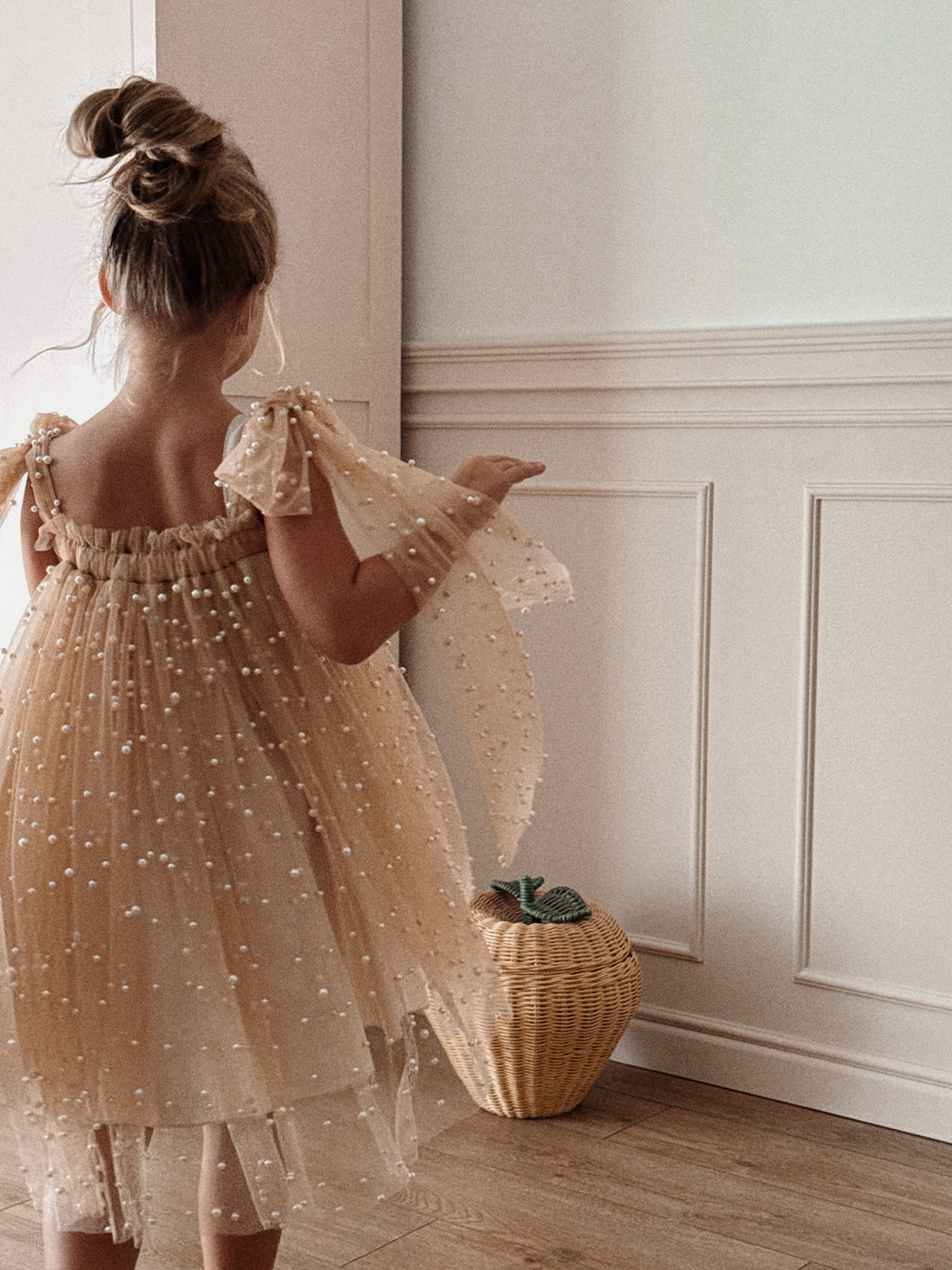 Champagne Pearl Dress -Pearl Girl