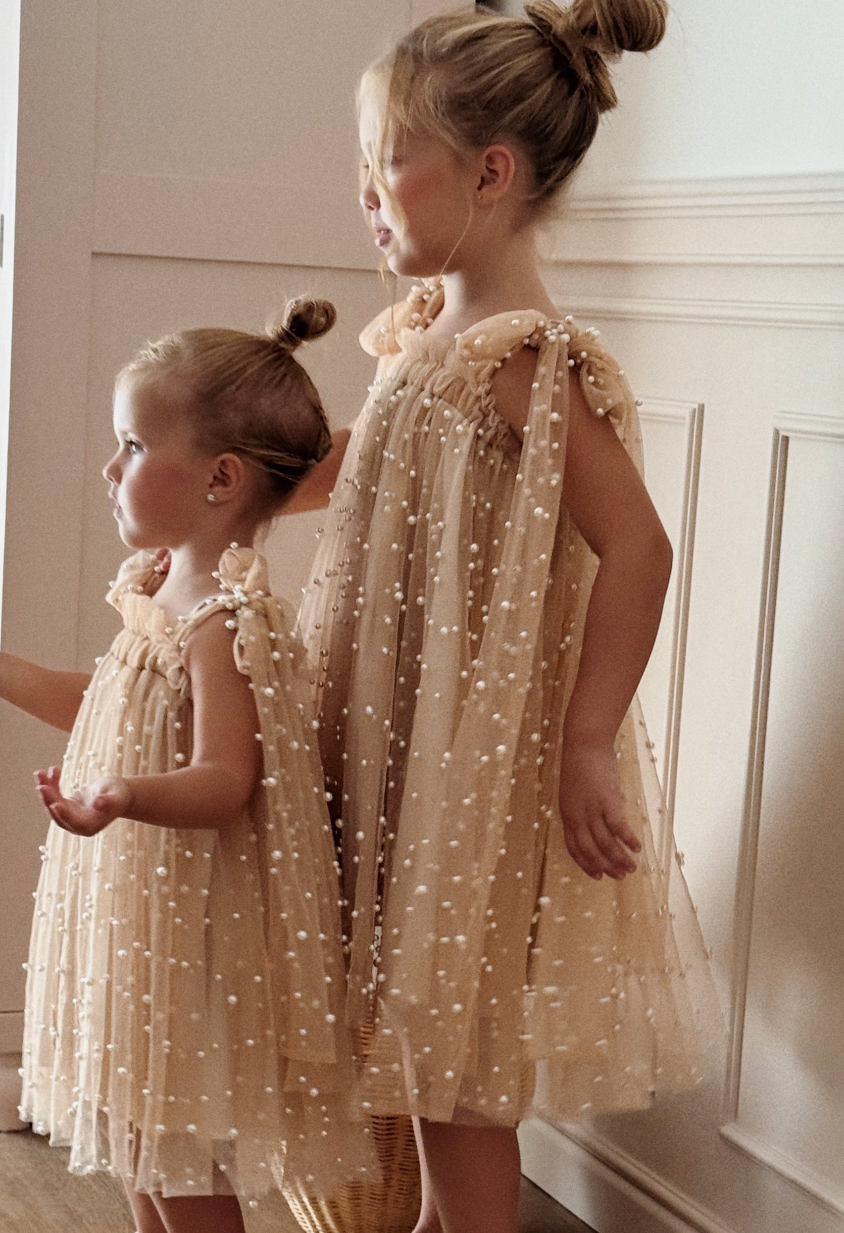 Champagne Pearl Dress -Pearl Girl