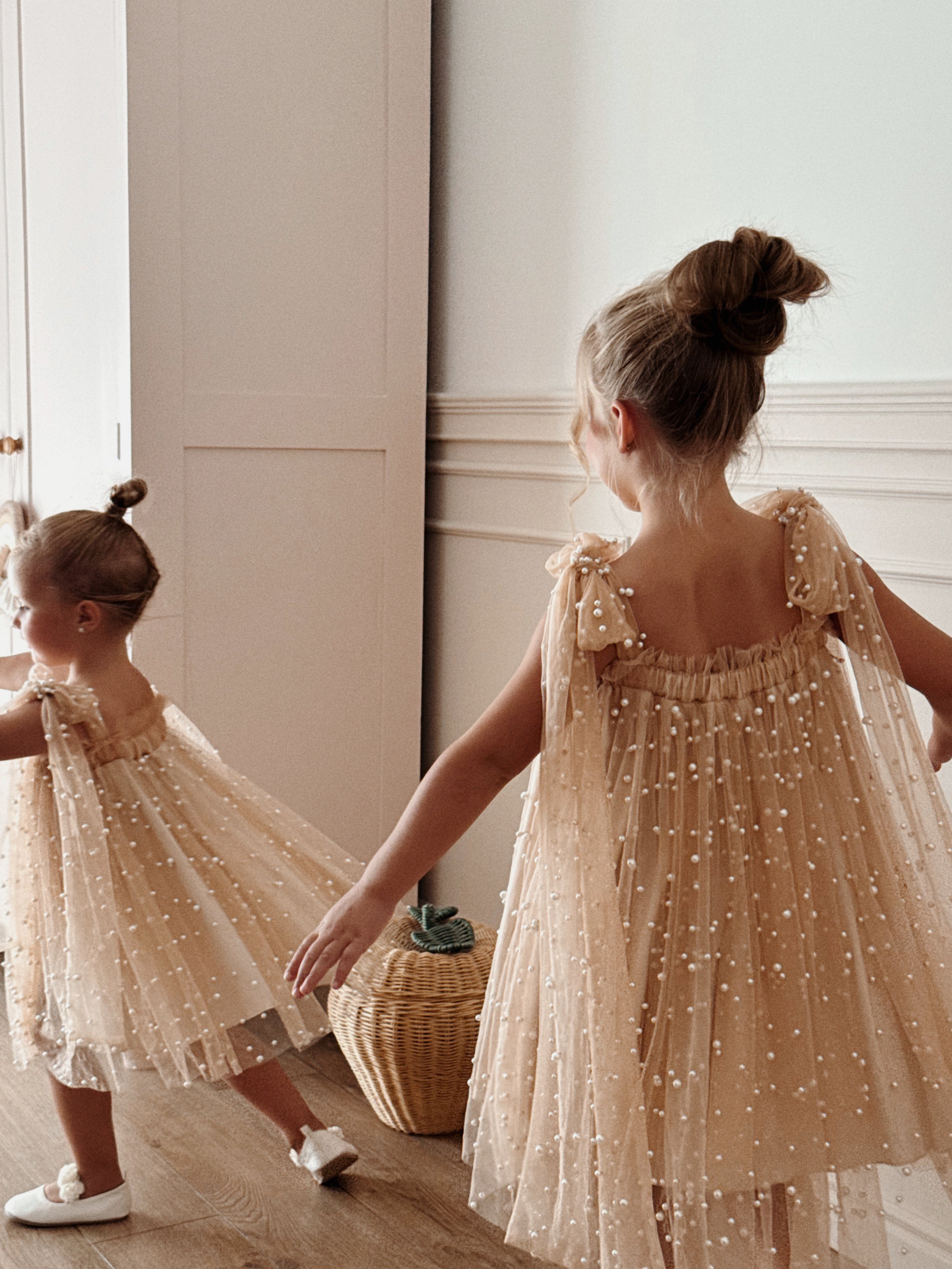 Champagne Pearl Dress -Pearl Girl