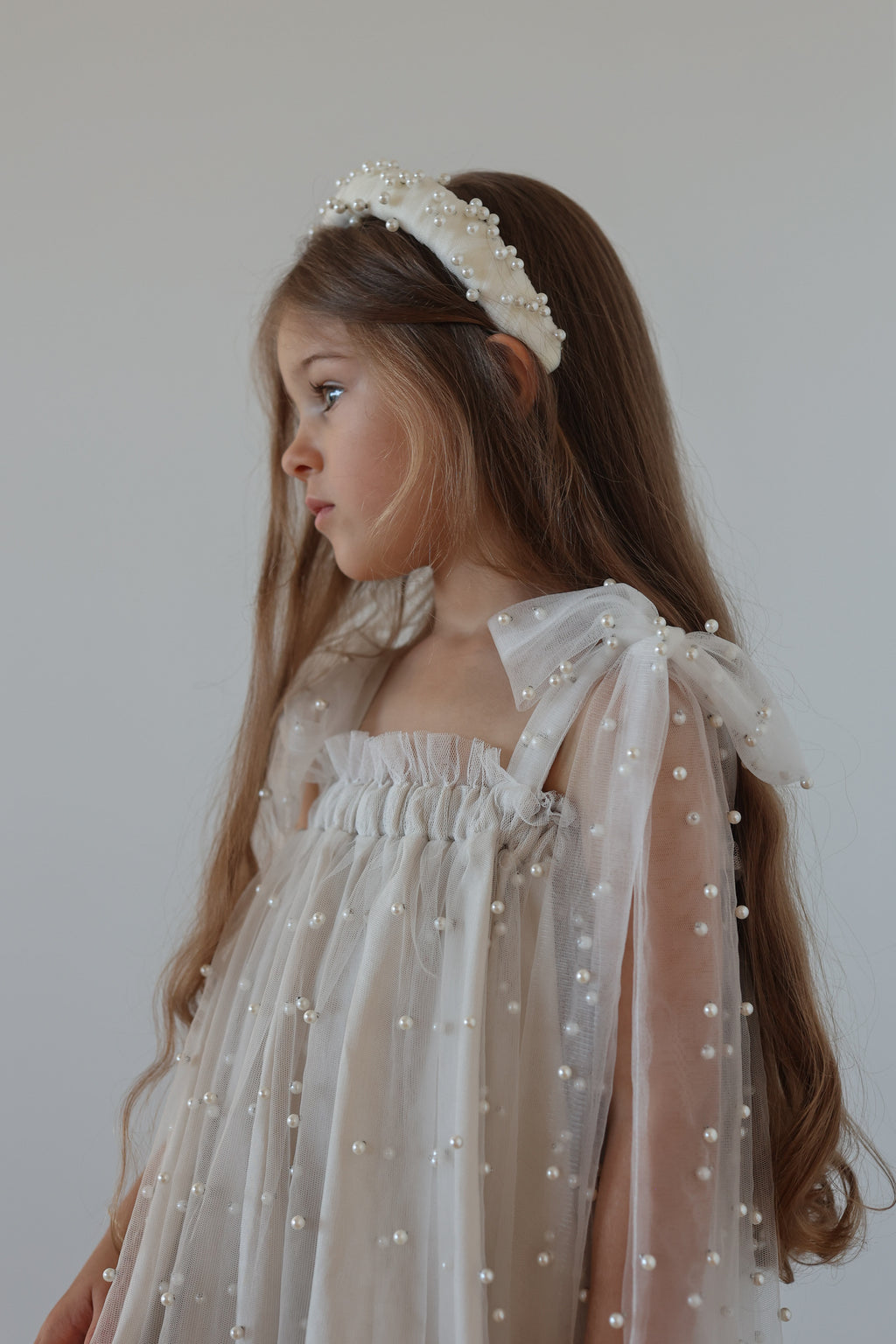 Pearl Tulle Dress - Pearl Girl