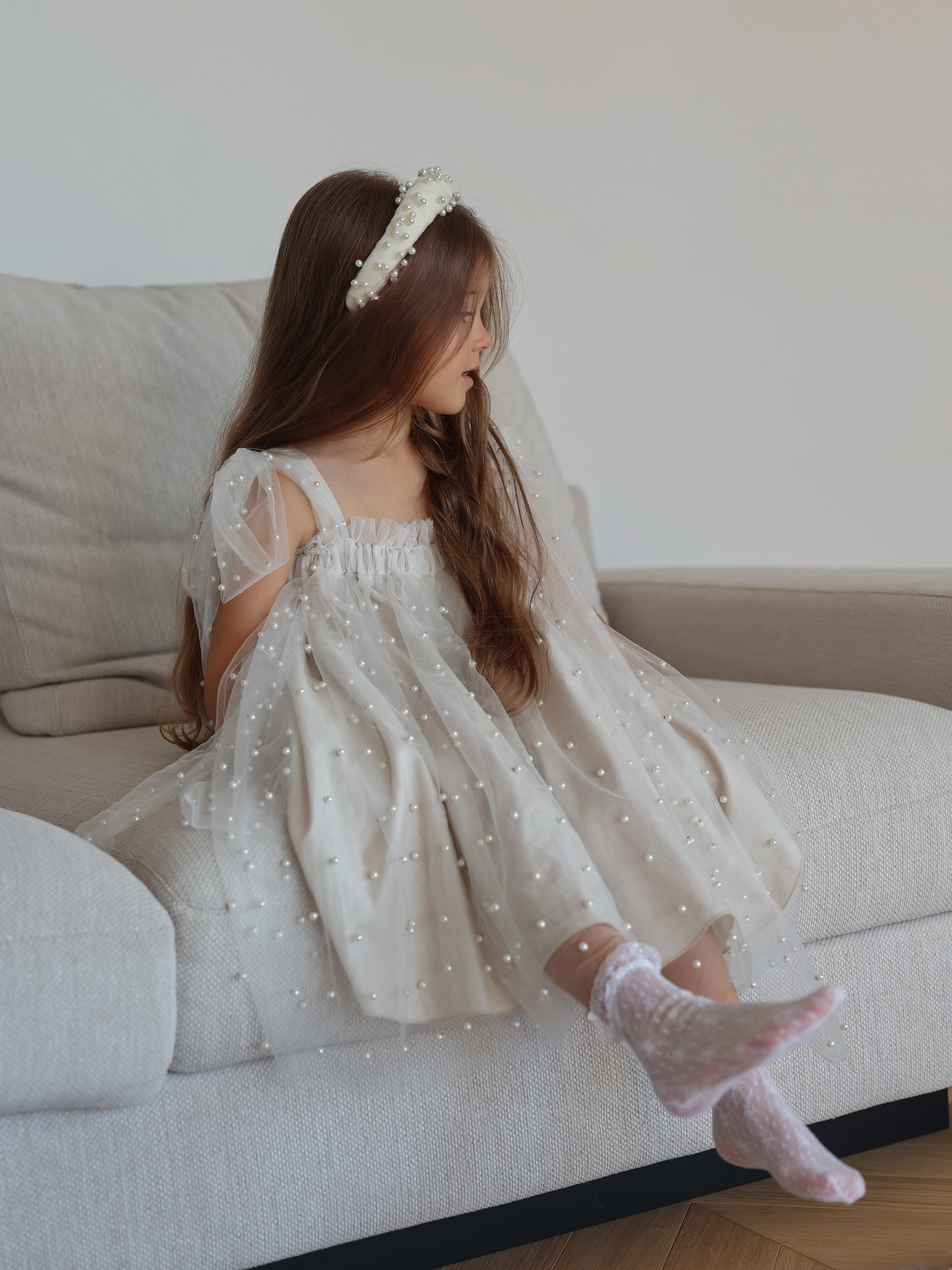 Pearl Tulle Dress - Pearl Girl