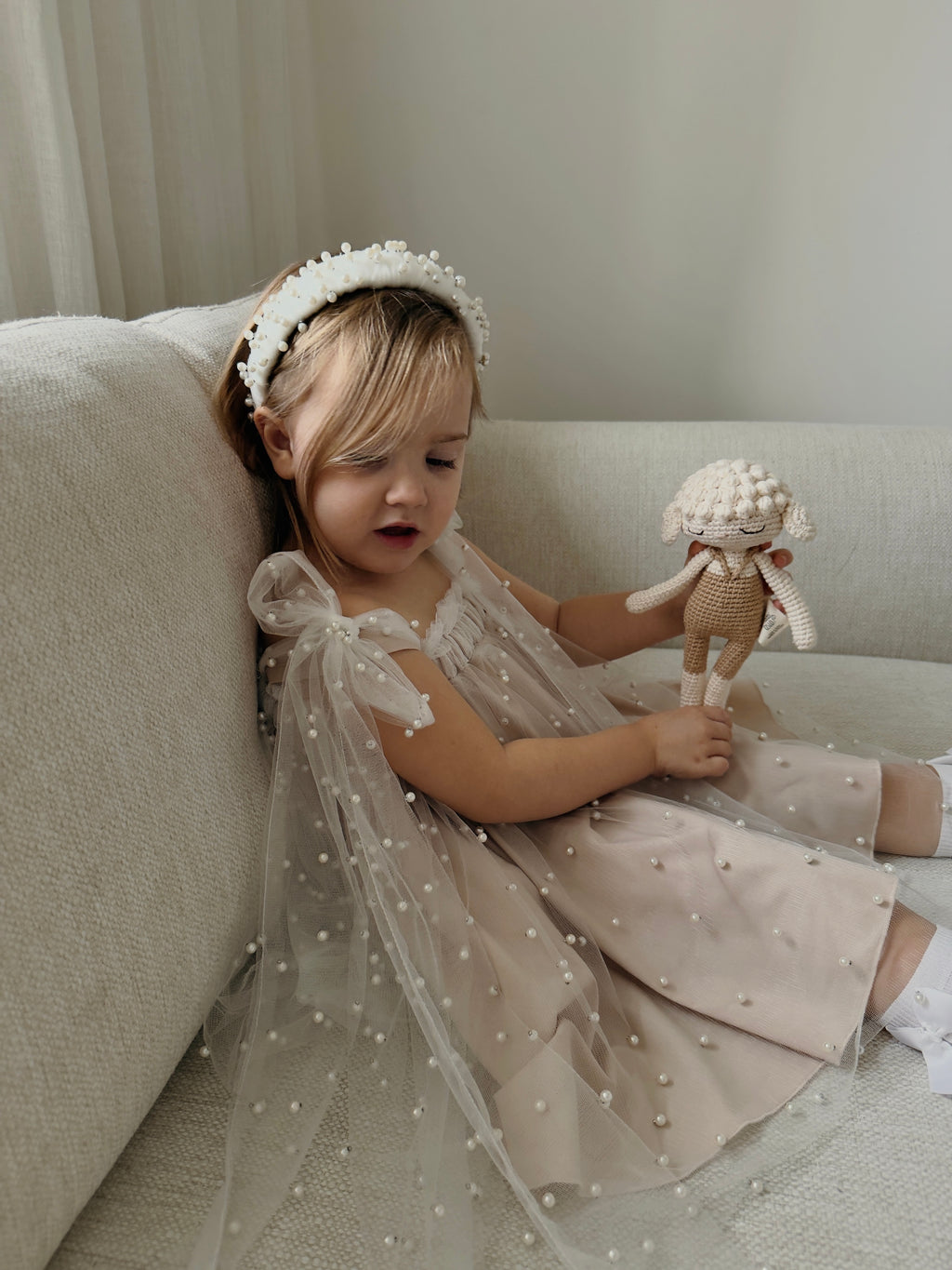 Pearl Tulle Dress - Pearl Girl