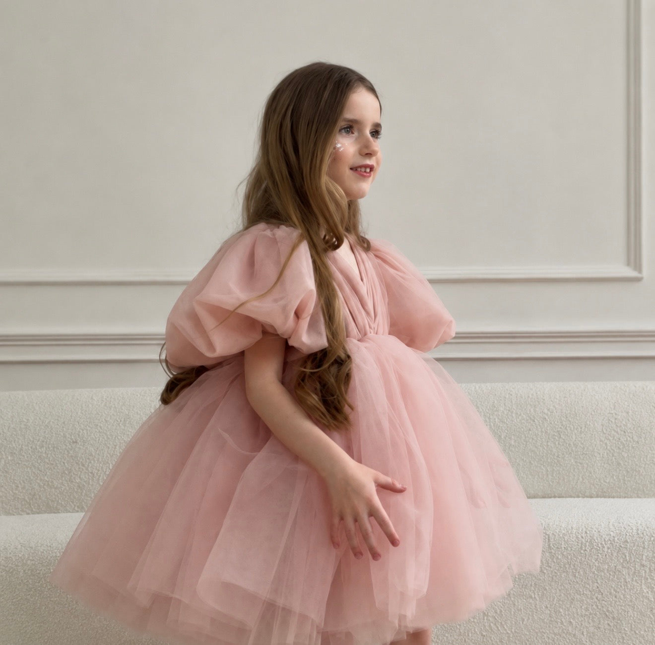 Melissa Blush Pink Princess Tulle Dress – Shipping from June 15