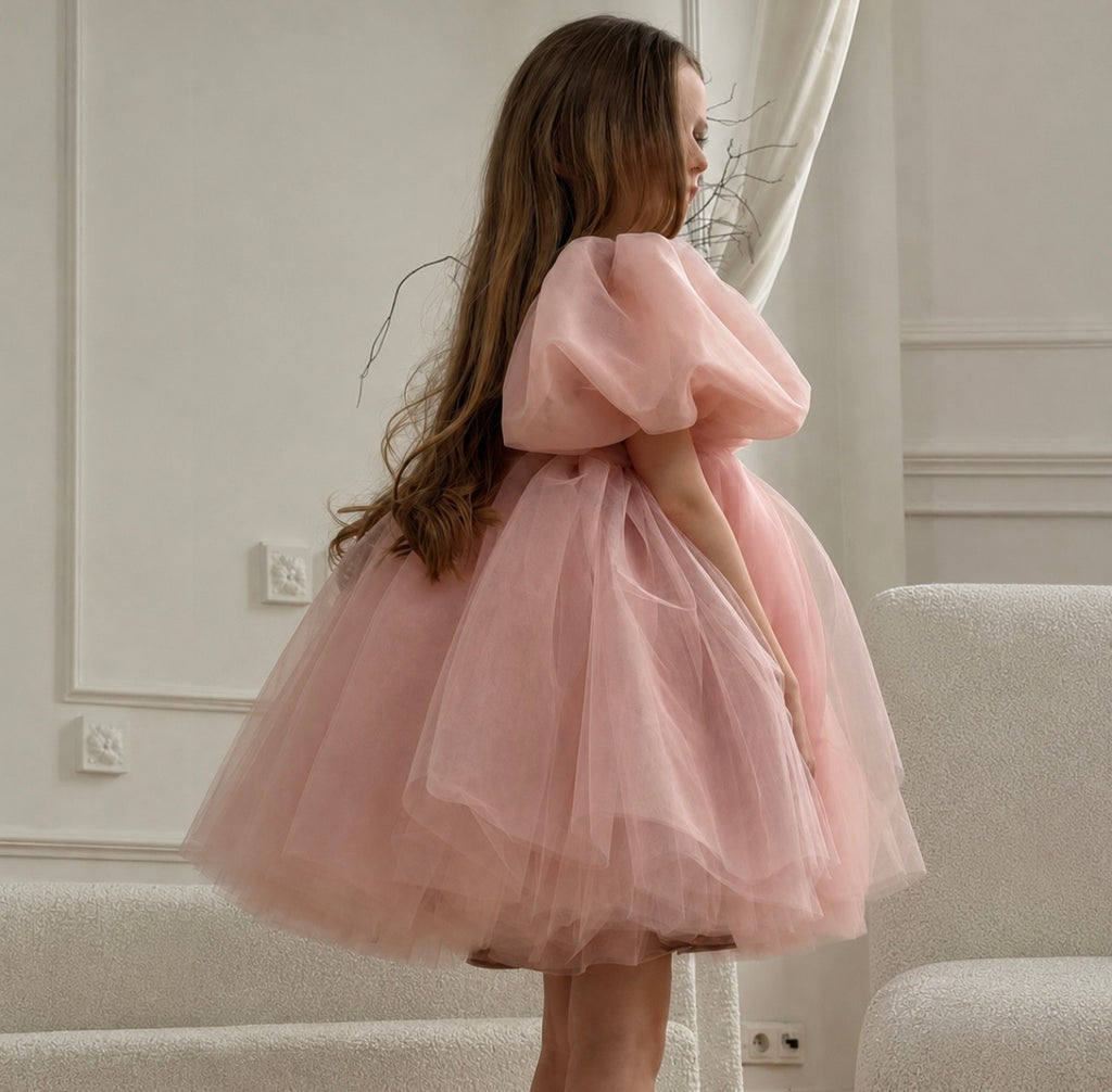 Melissa Blush Pink Princess Tulle Dress – Shipping from June 15