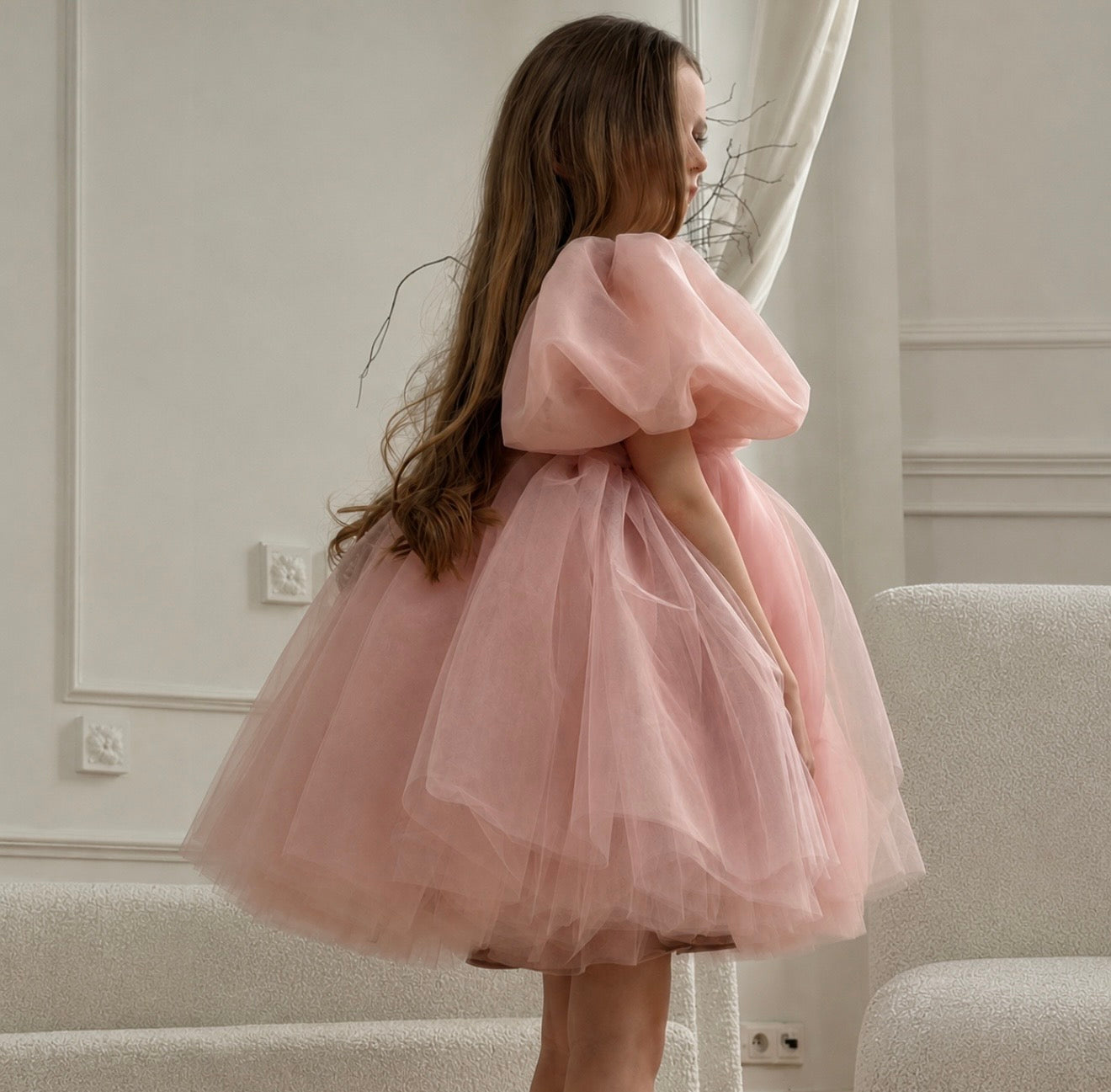 Melissa Blush Pink Princess Tulle Dress – Shipping from June 15