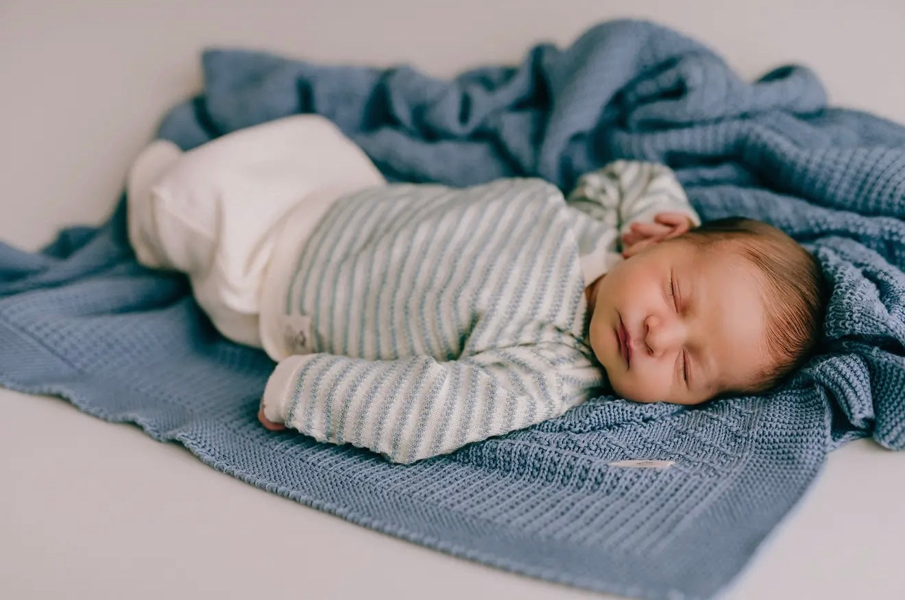 Jeans Diamond Baby Blanket
