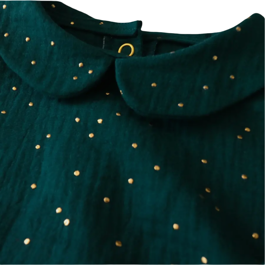 Emerald Glitter Romper