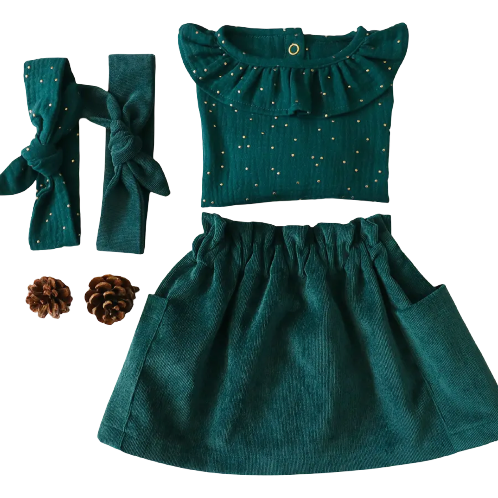 Reversible Emerald Skirt