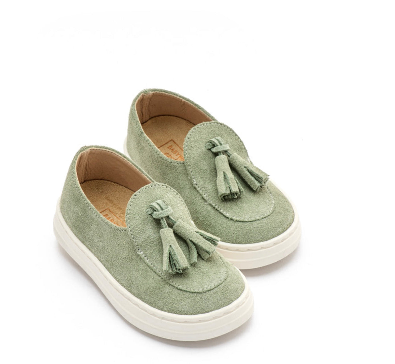 Babywalker Kids Mint Suede Casual Loafers