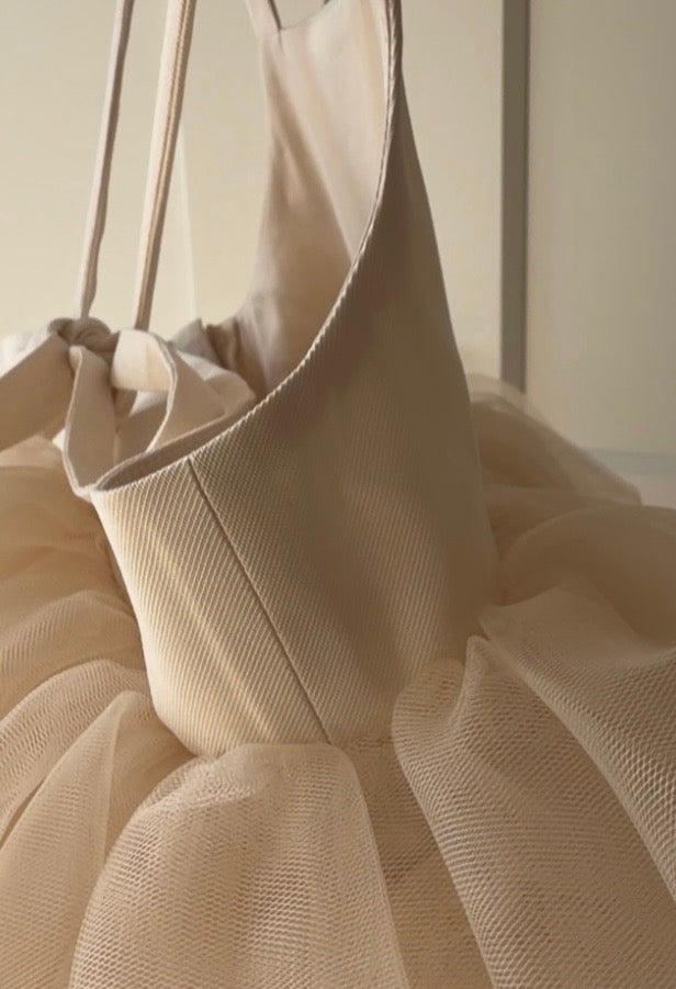 Vanilla Cloud Tulle Dress