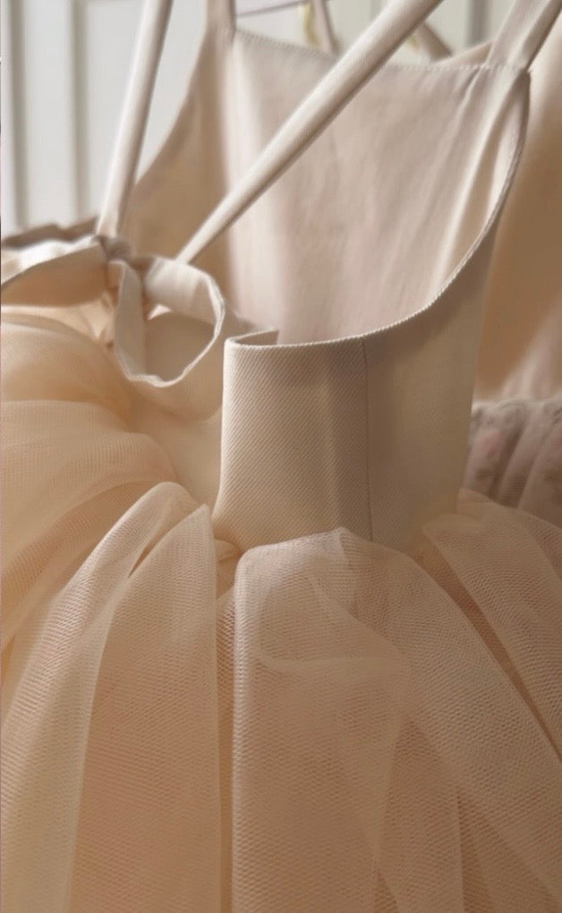 Vanilla Cloud Tulle Dress